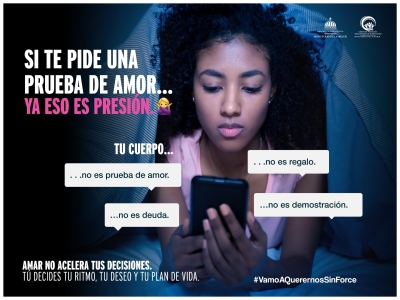Ministerio de la Mujer lanza campaña “Vamo´ a querernos sin presión”