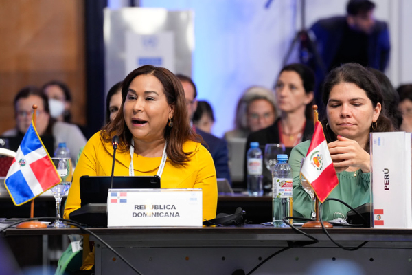 Ministra de la Mujer de República Dominicana y homologas de la región abordan sistemas integrales de cuidados en XV Conferencia Regional sobre la Mujer de América Latina y el Caribe