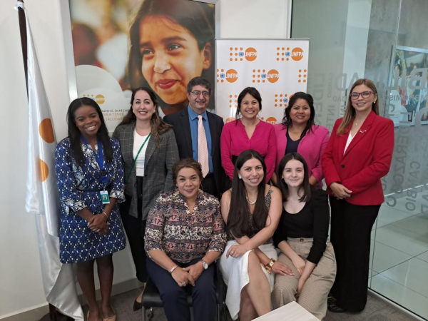 Ministerio de la Mujer y oficinas del UNFPA República Dominicana y Honduras intercambian experiencias para la prevención de embarazos en adolescentes y uniones tempranas
