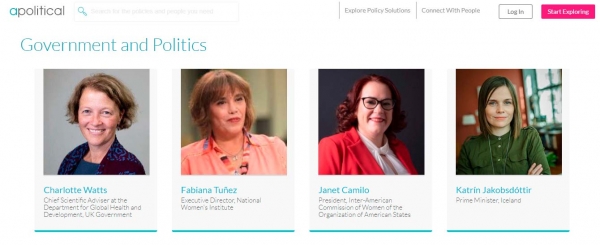 Janet Camilo seleccionada en el Top 100 de personas influyentes en la política de género a nivel mundial para el 2019